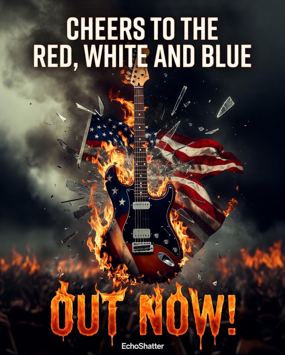 Cheers to the Red White and Blue